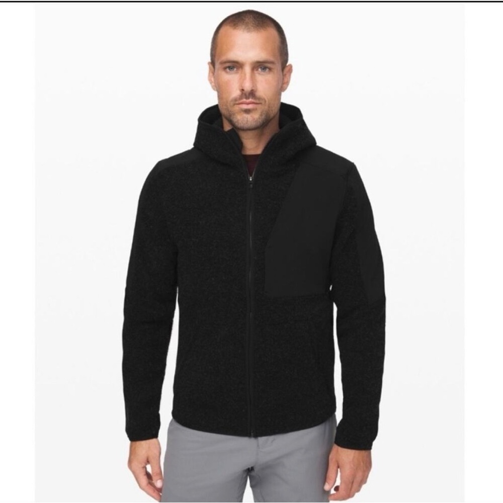 Lululemon Men’s Tundra Trek 1/2 Zip Wool Sherpa Half Zip Pullover Size M